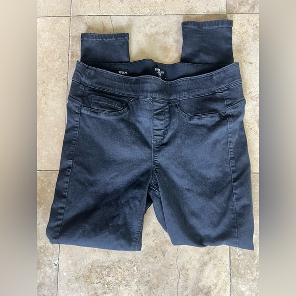 NYDJ pull up denim , skinny jeans, size 12 very good condition black - Picture 6 of 10